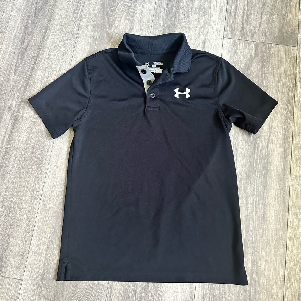 Under Armour Black Polo Shirt